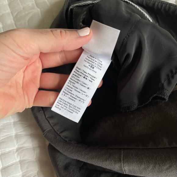 J. Crew Remi pant in bi-stretch cotton Size 0 Petite Grey Ankle Length High Rise - Picture 15 of 16